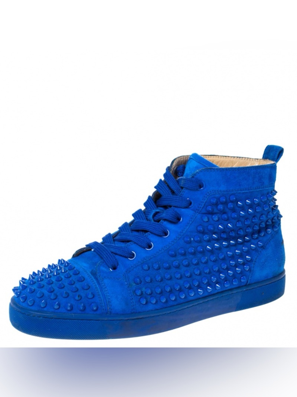 Christian Louboutin Louis Suede Spikes Sneakers